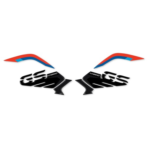 2 PROTECCIONES LATERALES 3D compatibles RALLY para moto BMW GS R1200 2017-19.
