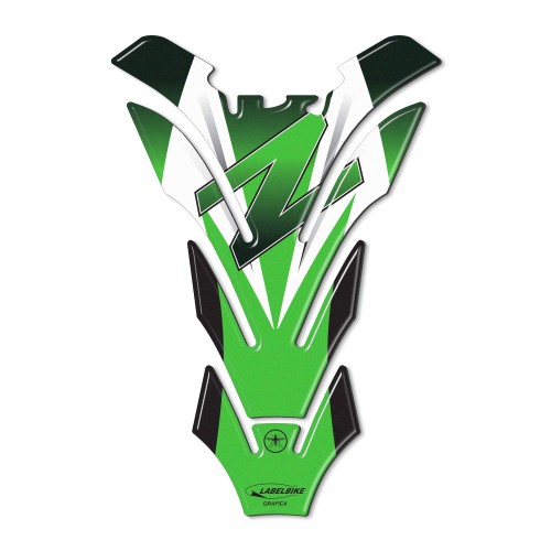 ADHESIVE-STICKER PARASTER 3D kompatibel KAWASAKI Z750 Z1000 Z 750-1000 Grün 2