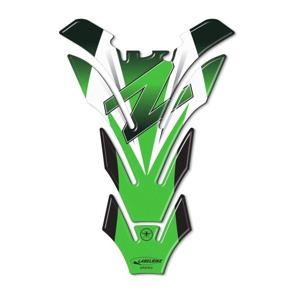ADHESIVE-STICKER PARASTER 3D compatible KAWASAKI Z750 Z1000 Z 750-1000 Green