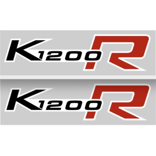                            2 ΤΑΝΚ ADHESIVES για MOTORBIKE BMW K1200R K1200 STICKERS K 1200 R BLACK-RED 17x4
                          