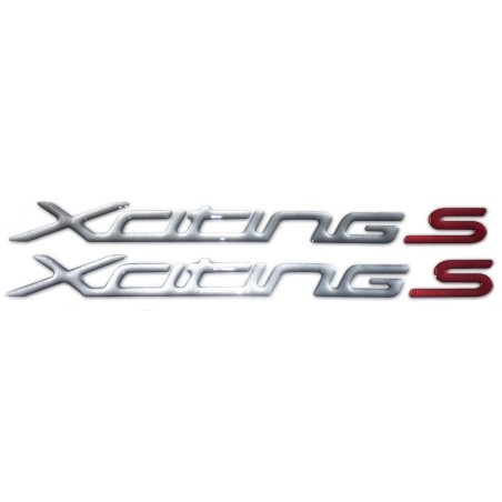 2 ADHESIVOS 3D WRITE XCITING S compatibles para scooters KYMCO 400i 2018 - 2023