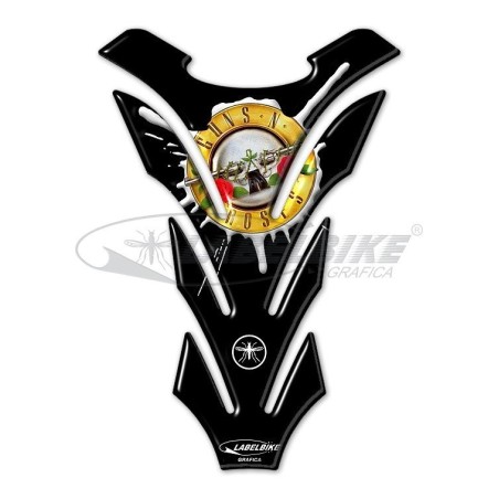 GUNS 'N ROSES 3D MOTO ADHESIVE WALL PROTECTOR Γυαλιστερό Μαύρο