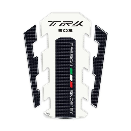 3D RESINED REINFORCED PANEL GUARD συμβατό για μοτοσικλέτες BENELLI TRK 502 White