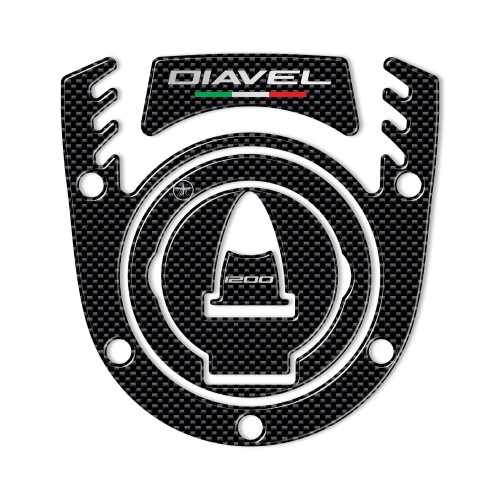 KIT ADHESIVES 3D FILLER CAP PROTECTION kompatibel mit DUCATI DIAVEL MOTORCYCLE