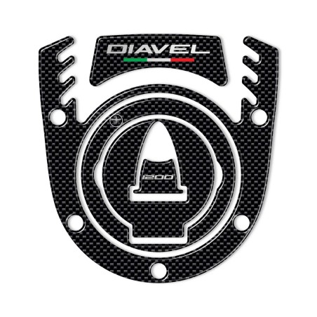 KIT ADHESIVES 3D FILLER CAP PROTECTION συμβατό με DUCATI DIAVEL MOTORCYCLE