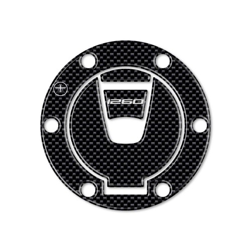 Bouchon de réservoir KEYLESS ADHESIVE 3D CARBON pour MOTO DUCATISTRADA 1260