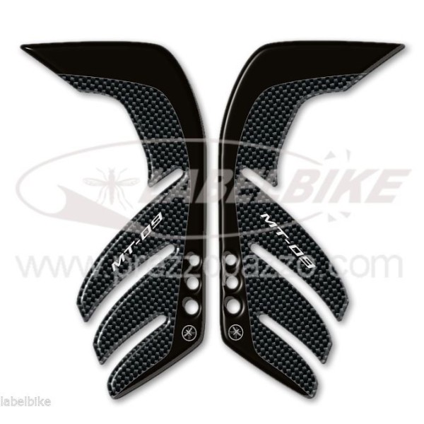2 SIDE PANEL ADHESIVES compatible for YAMAHA MT-09 MOTORCYCLE