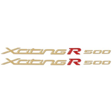 2 3D GEL ADHESIVES COPY WRITINGS XCITING R 500 συμβατά για σκούτερ KYMCO