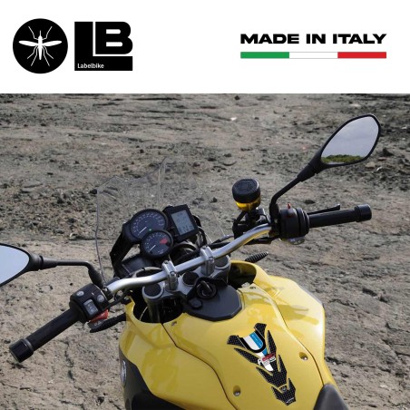 Protège réservoir 3D en carbone compatible avec les motos Bmw F650 Gs F650gs