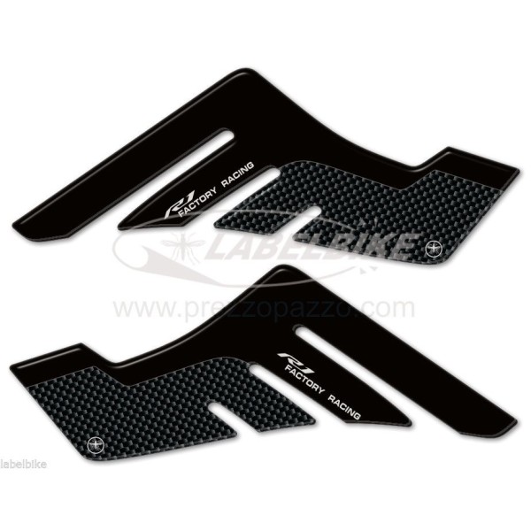 SIDE PANEL PROTECTIONS 3D Sticker compatible MOTO YAMAHA YZF R1 from 2015
