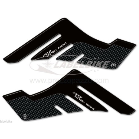 SIDE PANEL PROTECTIONS 3D Sticker compatible MOTO YAMAHA YZF R1 à partir de 2015
