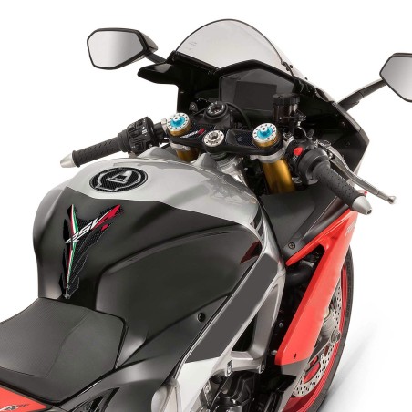 KIT ADHESIVES/STICKERS in 3D Gel RESIN kompatibel für MOTO APRILIA RSV4 carbon
