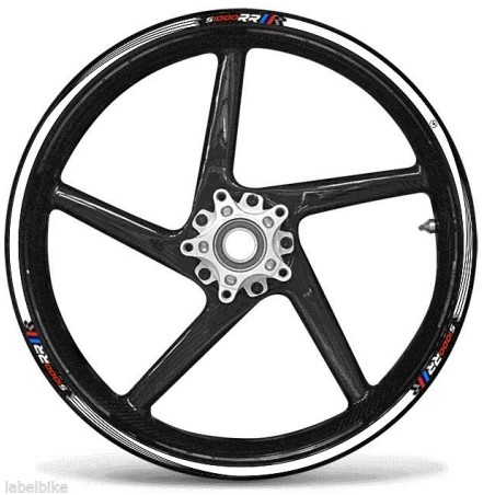 ADHESIVE STRIPES compatible with BMW S1000 RR MOTO stickers 17' tuning rims