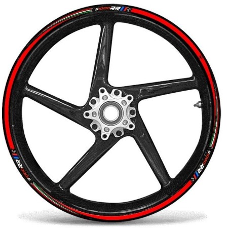 PUNTOS ADHESIVOS compatibles con las pegatinas BMW S1000 RR MOTO llantas 17' tuning