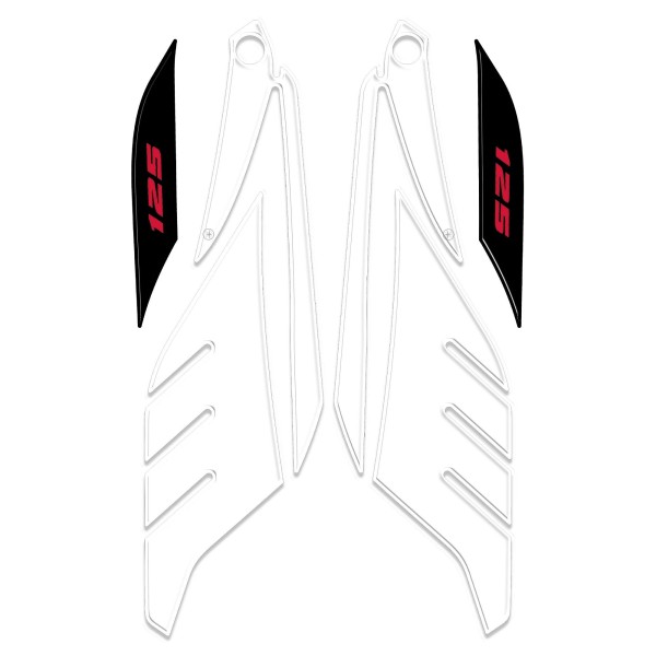 3D ADHESIVES για Scooter X max 125 PROTECTION συμβατό για YAMAHA Xmax 2014-2016