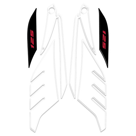 3D ADHESIVES pour Scooter X max 125 PROTECTION compatible pour YAMAHA Xmax 2014-2016