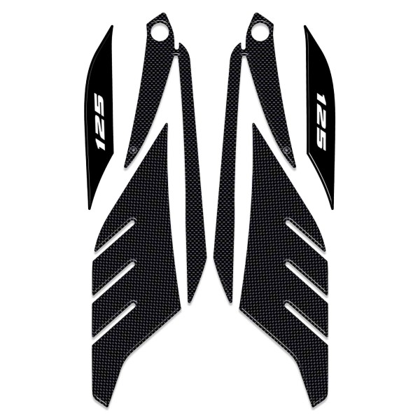 3D ADHESIVES για Scooter X max 125 PROTECTION συμβατό για YAMAHA Xmax 2014-2016
