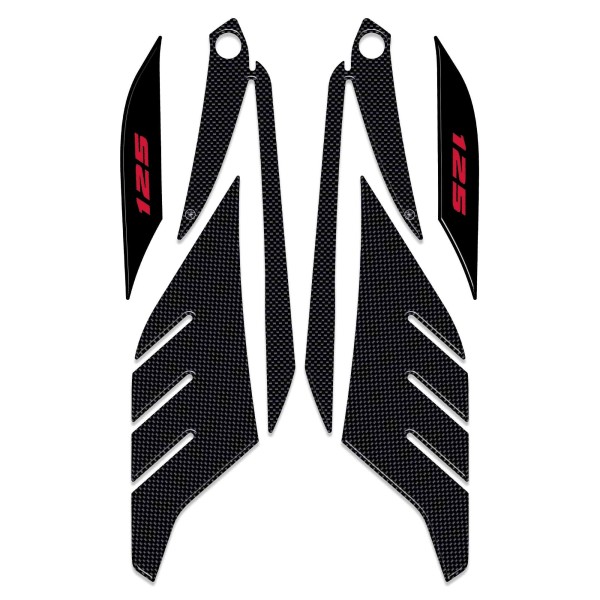 3D ADHESIVES για Scooter X max 125 PROTECTION συμβατό για YAMAHA Xmax 2014-2016