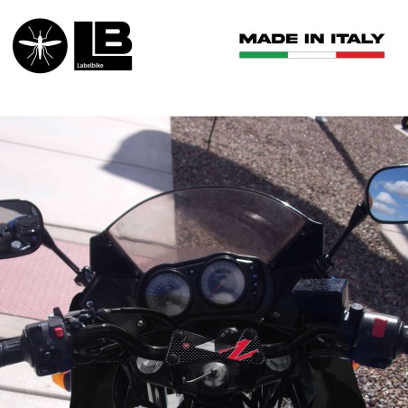 Αυτοκόλλητη πλάκα πιρουνιού 3D συμβατή για MOTORCYCLE KAWASAKI Z750 Z1000 z RED