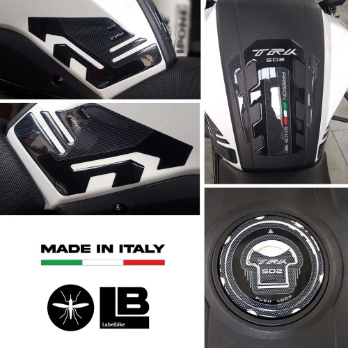 KIT GEL RESINE TANK PROTECTIONS 3D compatible avec les motos BENELLI TRK 502 2