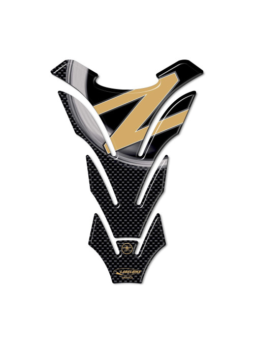 3D STICKER STICKER PARASTER kompatibel für MOTORRAD KAWASAKI Z750 Z1000 gold 2