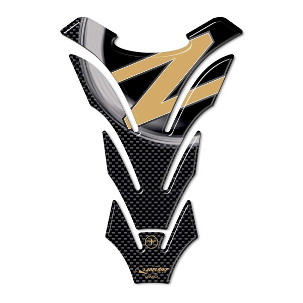 3D STICKER STICKER PARASTER συμβατό για MOTORBIKE KAWASAKI Z750 Z1000 χρυσό