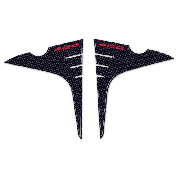 3D ADHESIVES für Scooter X max 400 PROTECTIONS kompatibel für YAMAHA Xmax 400 2013-2016