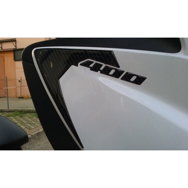 2 3D GEL PROTECTION ADHESIVES passend für SUZUKI BURGMAN 400 2017-2025