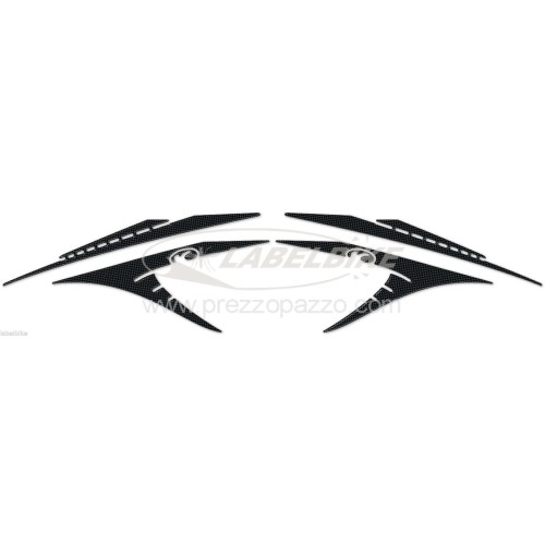 KIT BOOMERANG GEL ADHESIVES Compatible for Kymco XCITING 400 PROTECTIONS 2012-2017 2