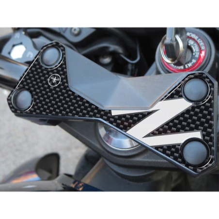 Πλάκα πιρουνιού 3D PROTECTION συμβατή για μοτοσυκλέτα KAWASAKI Z750 Z1000 z Λευκό