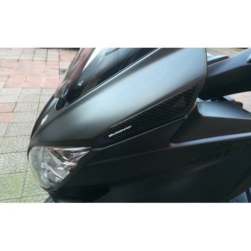 2 3D ADHESIVES συμβατά πλαϊνά σκούτερ SUZUKI BURGMAN 400 2017-2023