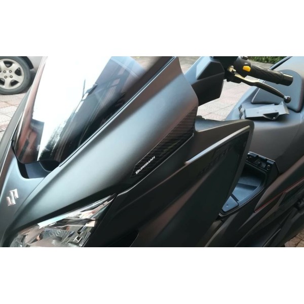 2 3D ADHESIVOS compatible scooter lados SUZUKI BURGMAN 400 2017-2023