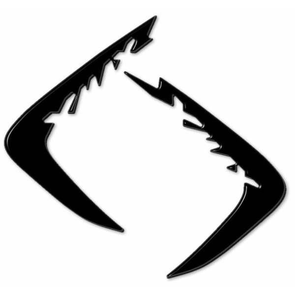 2 3D ADHESIVES-STICKERS 3D Bumper Stickers compatible for X MAX YAMAHA XMAX 2010-2013