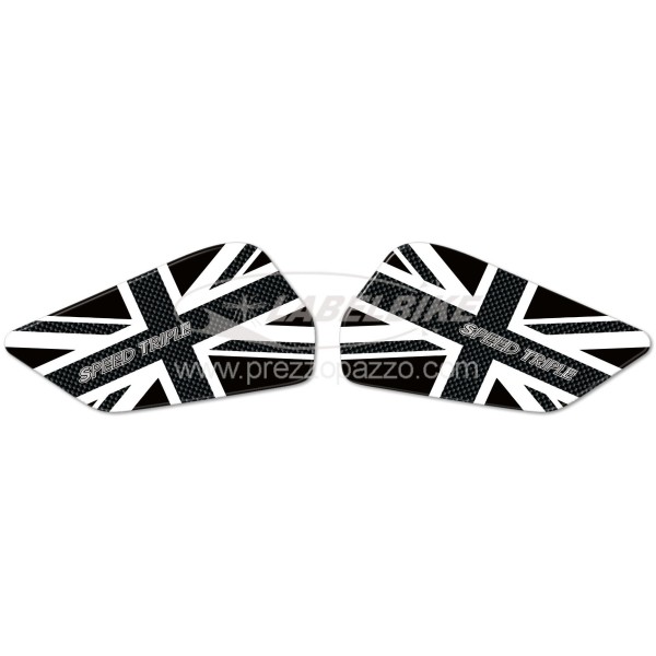 2 3D SIDE PROTECTIONS compatible for Triumph SPEED TRIPLE motorbikes up to 2013