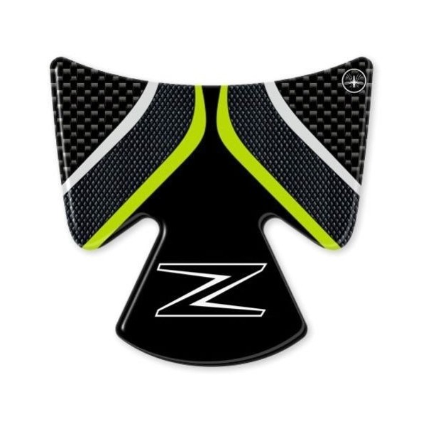 PROTEZIONE 3D zona chiave accensione in GEL compatibile per MOTO KAWASAKI Z900 verde