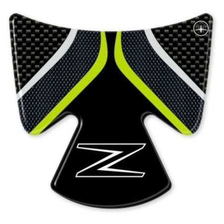 PROTECCIÓN 3D zona llave de contacto en GEL compatible para MOTO KAWASAKI Z900 verde
