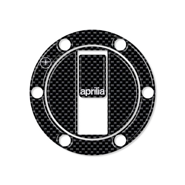 3D Adhesive Protection for Tank Cap Compatible with Aprilia Bikes