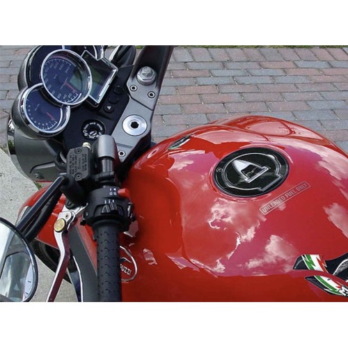 EXKLUSIVE FÜLLER CAP 3D ADHESIVE PROTECTION kompatibel für MOTO GUZZI BLACK