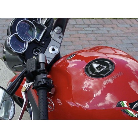 EXKLUSIVE FÜLLER CAP 3D ADHESIVE PROTECTION kompatibel für MOTO GUZZI BLACK