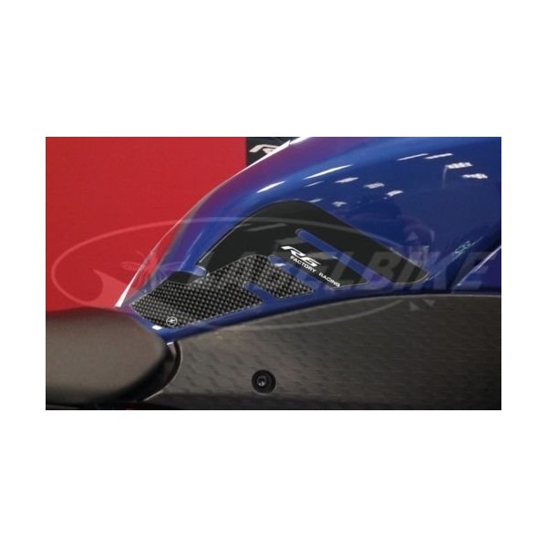 SIDE PROTECTIONS Pegatina depósito 3D compatible MOTO YAMAHA YZF R6 2017-2020