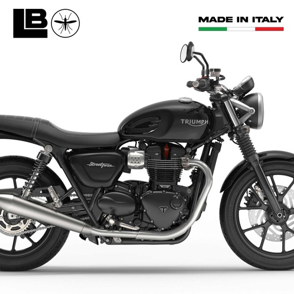 2 autocollants de protection latérale 3D compatibles Triumph BONNEVILLE MOTORCYCLE
