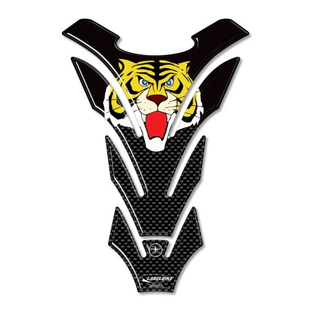 RESIN 3D CARBON CARBON TIGER MAN MOTORCYCLE ADHESIVE PARASTER