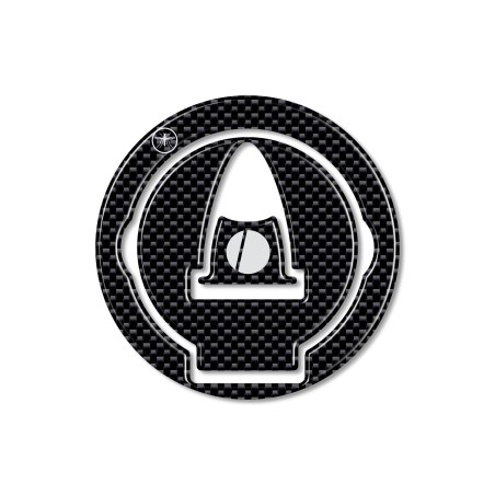 Sticker 3D Tank Cap Protection without holes compatible with Ducati Monster