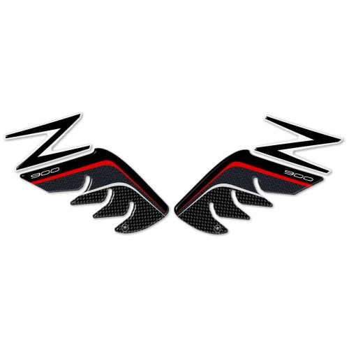 2 protections latérales de genoux compatibles 3D pour MOTOCYCLE KAWASAKI Z900 2