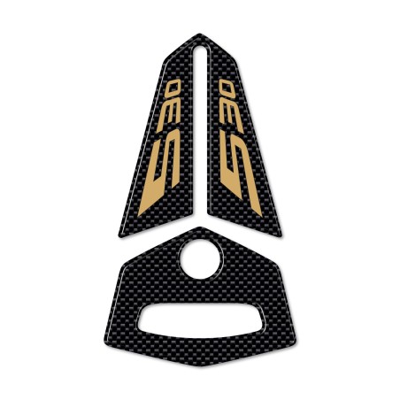 ADHESIVOS GEL 3D manillar ERGAL compatible para SCOOTER YAMAHA TMAX 530 2012-2016