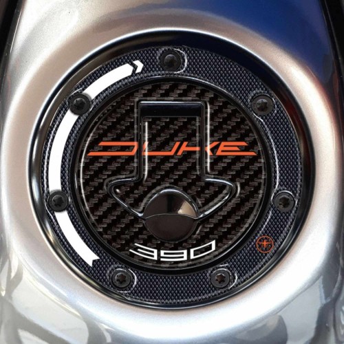 Sticker 3D Protection Bouchon de Réservoir Moto Compatible avec Ktm 390 Duke 2012-16