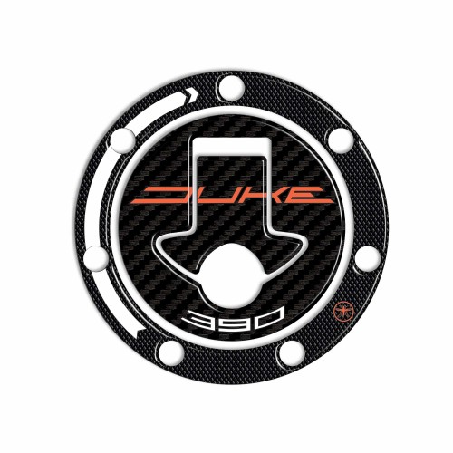 Aufkleber 3D Tankdeckel Schutz Motorrad Kompatibel mit Ktm 390 Duke 2012-16 2