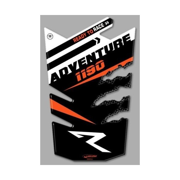 3D RESIN GEL ADHESIVE WALL PROTECTOR kompatibel für KTM 1190 ADVENTURE R MOTORRAD