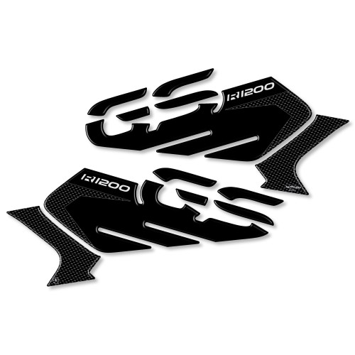 2 3D-Gel-Aufkleber 3D-SEITENSCHÜTZEN kompatibel FÜR BMW GS R1200 ab 2017