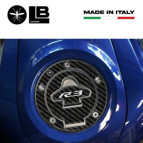 Sticker 3D Tank Cap Protection Motorcycle compatible Yamaha YZF R3 2015-2025 2